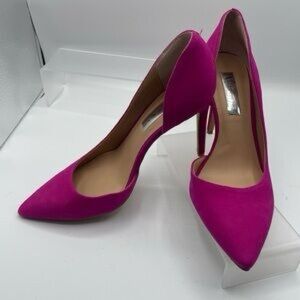 INC International Concepts Pink Heels Elegant Suede Pumps